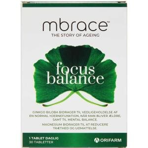 Mbrace Focus Balance, 30 stk (Udløb: 11/2024)